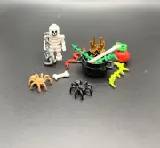 Lego Skeleton Halloween Group Spider Snake Bones Chain Cauldron Scary