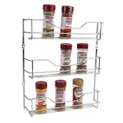 Entrée 3-Tier Wall Mount Spice & Seasoning 18 Bottle Rack/Storage Organiser