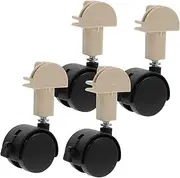ORFOFE 4pcs Cat Cage Casters Pet Carrier Wheels Swivel Stem Casters for Pet Crates Easy Assembly Rolling Wheels for Kennels