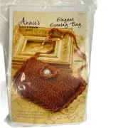 Annie's Hook & Needle Kit Club Elegant Evening Bag Pattern and yarn kit HNK065