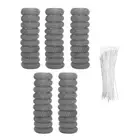 50 Lot Washer Filter Drain Trap Hose Screen Snare Washing Machine Lint Mesh Ties