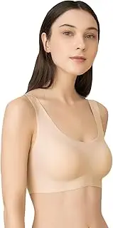 [Ms.Myland] Seamless Bra for Women Ultra Thin Wirefree Bra Super Soft Lightly Lined No Wire Comfort T-Shirt Bra