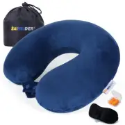Travel Pillow 100% Memory Foam Airplanes Neck Pillows -Prevent The Heads from...