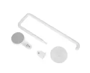 Free Punching Towel Paper Roll Holder Plastic Wrap Storage Rack Organizer Kitchen Bathroom
