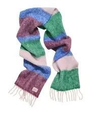 Faherty Block Stripe Alpaca-Blend Scarf