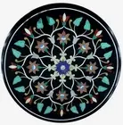 Round Marble Coffee Table Top Antique Design Inlay Work Center Table for Hotel