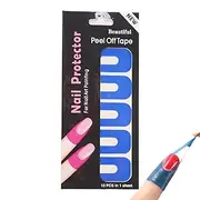 Nail Skin Protector,Elastic U-Shape Nail Polish Guards | Nail Tape for Fingers, Peel Off Nail Stickers, Spill Proof Stickers, Hand Supplies for Girls, Adults