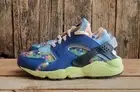 Nike Air Huarache Crater PRM Men's Size 7.5 Woven Blue Navy Yellow DM0863 400