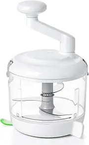 [OXO] Good Grips Manual Food Processor, White, 178mm x 155mm x 150mm