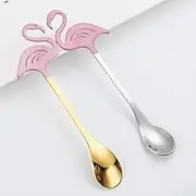 Tablespoons 1 Piece Spoon Long Handle Spoons Flatware Coffee Drinking Tools Kitchen Gadget Serving Spoon (Color : Silver)