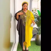 African Dashiki Abaya Maxi Dress Evening Kaftan Long Robes Moroccan Caftan Gown