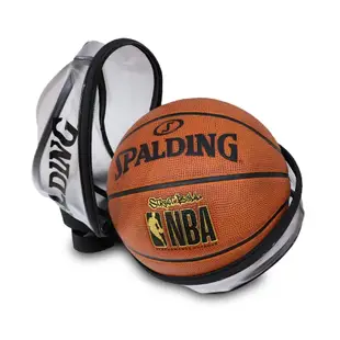 Spalding 瓢蟲袋 Basketball Bag 男女籃球 球袋 側背 背帶可調 霧白 黑 SPB5309N00