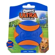 Chuckit! Durable Fetch Squeaky Dog Play Ball - Ultra Squeaker Ball Large