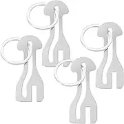 YQQZQ 4Pcs Removable Shopping Trolley Token Key Coin Slot Aussie Shopping Trolley Token Master Key $1 Coin