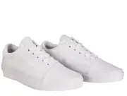 NWB Men Vans Old Skool Canvas True White Size 5