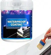 Waterproof Coating Sealant - 800g Leakage Waterproof Sealant | Water-Based Crack Filler, UV-Resistant Concrete Sealer for Roof Wall Basement Bathroom
