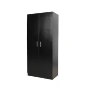 Redfern 5 Shelf Pantry Wardrobe for Kitchen and Storage Black