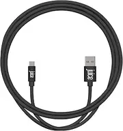 [JUICE] USB Type C 1m Charger and Sync Cable for Samsung Galaxy S20, S10, S9, S8, S20 Plus, Huawei P30, P20, Sony, Apple Ipad 2020, Pro 2020, Air 2020 - Black