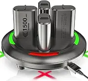Rechargeable Battery Pack for Xbox Series X Controller,4x3600mWh(4 x1500mAh) Xbox One Controller Battery Pack,Rechargeable Controller Battery Pack with Charger for Xbox One S/X/Xbox Series S/X