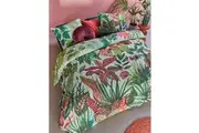 Bedding House Wildwood Green Cotton Quilt Cover Set Queen