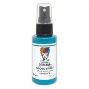 Dina Wakley MEdia Peacock Gloss Spray