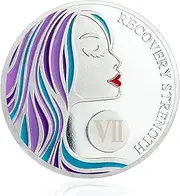 CHURYUML 7 Year Sobriety Coin A Sober Woman Sobriety Chip Seven Year Sobriety Gifts for Women Alcoholics Anonymous Gifts Sober Gifts AA Coin Recovery Gift Affirmation Token