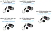 5 Linear ACT 34B 4Channel Block Coded Key Ring Garage Remote Control ACP00872