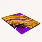 Glossy Epoxy Table Walnut Resin River Table Top Custom Restaurant & Bar Decor