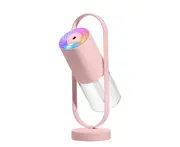 200ml Magic Shadow USB Air Humidifier For Home with Projection Night Lights Ultrasonic Car Mist Maker Mini Office Air Purifier - Pink