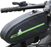 Top Tube Bag | Large Capacity Waterproof Bicycles Frame Bag | Weather-Resistant Anti-Slip Lightweight Bicycles Pouch for Road Cycling, Commuting