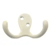 Hickory Hardware Almond Double Prong, Robe, Coat, Utility Hook P27115-LAD