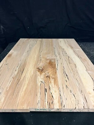 5pc Spalted Hard Maple Craft Pack -Woodworking Lumber 34" x 4 3/4" x 13/16"