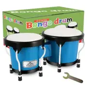 EastRock Bongo Drum 4” and 5” Set for Kids Adults BeginnersPercussion Bongos ...