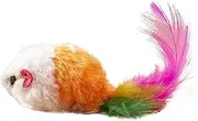 High Simulation Level Mouse Cat Toy for Captivating Cats Built in Sound to Attract Cat Attention Plush Cat Toys Shake, Type+1