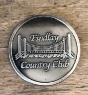 Findlay Country Club golf ball marker…
