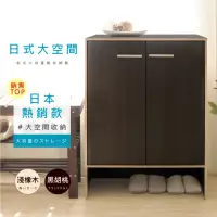 在飛比找momo購物網優惠-【HOPMA】簡約極簡雙門鞋櫃 台灣製造 玄關櫃 收納櫃 置