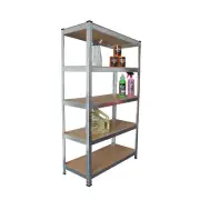 5 Tiers Metal Shelving Warehouse Racking Shelf Heavy Duty Steel Garage Shelving