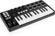 KOKKO MIDI Keyboard, Mini KB-25 25 Key MIDI Controller with 8 Backlit Drum Pads,