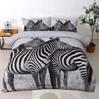 NEW Brampton House Photo Real Zebra Quilt Cover Set By Spotlight
