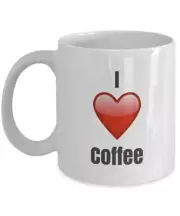 I Love Coffee Coffee Mug Funny Coffee Mug Coffee Lover Mug