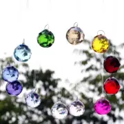 1-1/5" (30mm) Suncatcher Crystals Ball Prism Window Rainbow Maker -SET OF 12