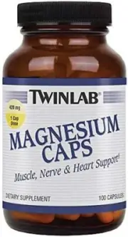 Twinlab Magnesium Capsules, 420 milligrams, 100 Capsules