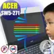 【EZstick抗藍光】ACER Switch 12 SW5-271 平板專用 防藍光護眼鏡面螢幕貼 靜電吸附 抗藍光