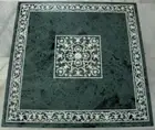 24" Square Green Marble Side Table Console Bar Collection Outdoor Furniture Deco