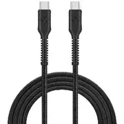 Bonelk Long-life Easy Grip USB-C to USB-C Cable 100W 2m Black