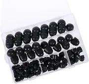Protective Bolt Cap Covers 145 Pcs Plastic Nut Caps Hexagonal M5 M8 M10 Bolts Weatherproof Easy Fit Heavy Duty Plastic M5 M8 M10 Sets