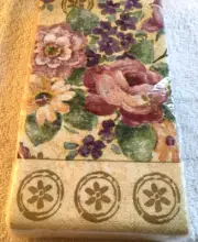 Creative Papers by C.R. Gibson Multi-Colored Floral 16 3-ply Guest Towels New