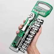 Socket Sleeve Wrench Set 1/4 3/8 1/2 Ratchet Wrench Auto Repair Tool Kit