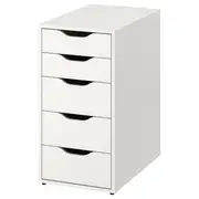 ALEX drawer unit, white, 36x70 cm