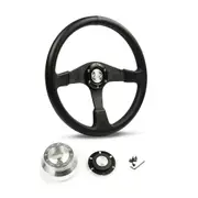SAAS Steering Wheel SW515BL-R & billet boss for Holden Monaro HQ HJ HX 1971-1980